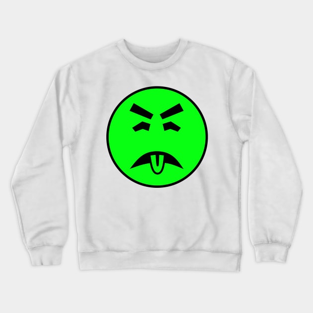 Mr Yuck Face, Symbol Crewneck Sweatshirt by Motivation sayings 